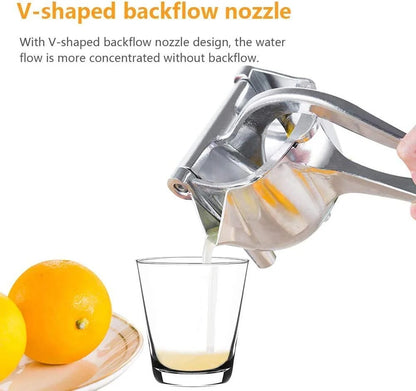 Stainless Steel Lemon & Orange Clip Handheld Fruit Juicer – Manual Citrus Squeezer for Kitchen Use